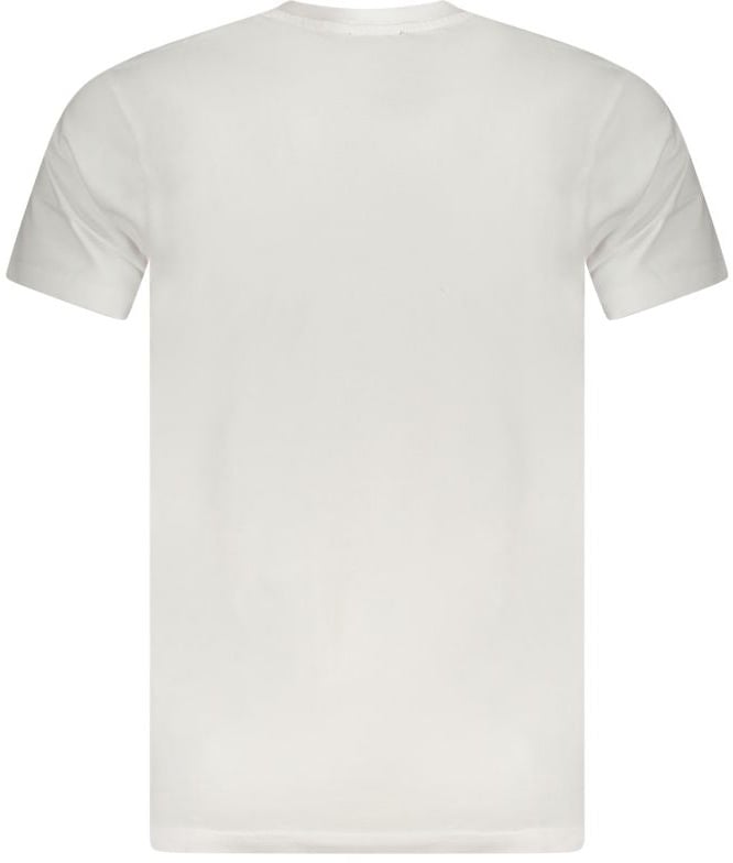 Cavalli Class Bianco Cotton Men T-Shirt Wit