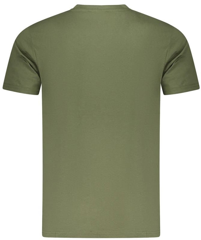 Cavalli Class Verde Cotton Men T-Shirt Groen