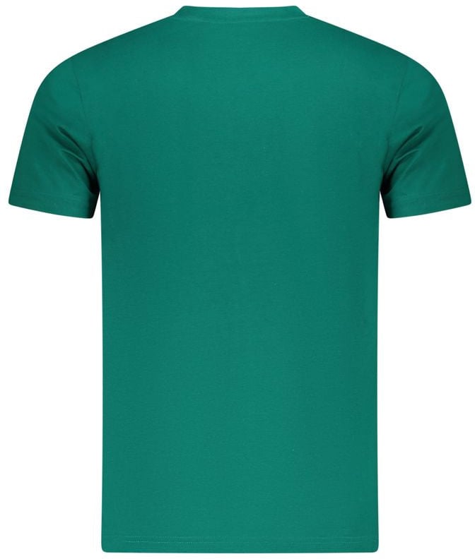 Cavalli Class Verde Cotton Men T-Shirt Zwart