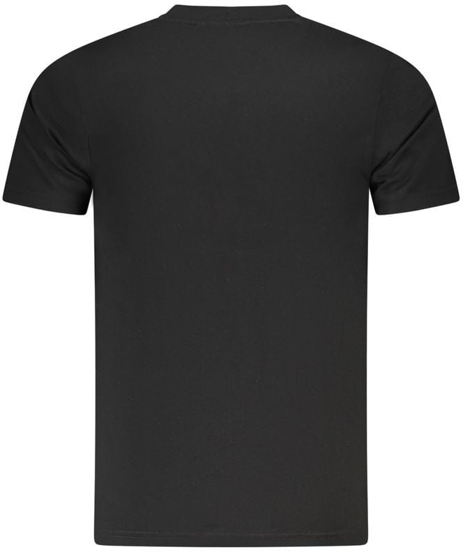 Cavalli Class Black Cotton Men's T-Shirt Zwart