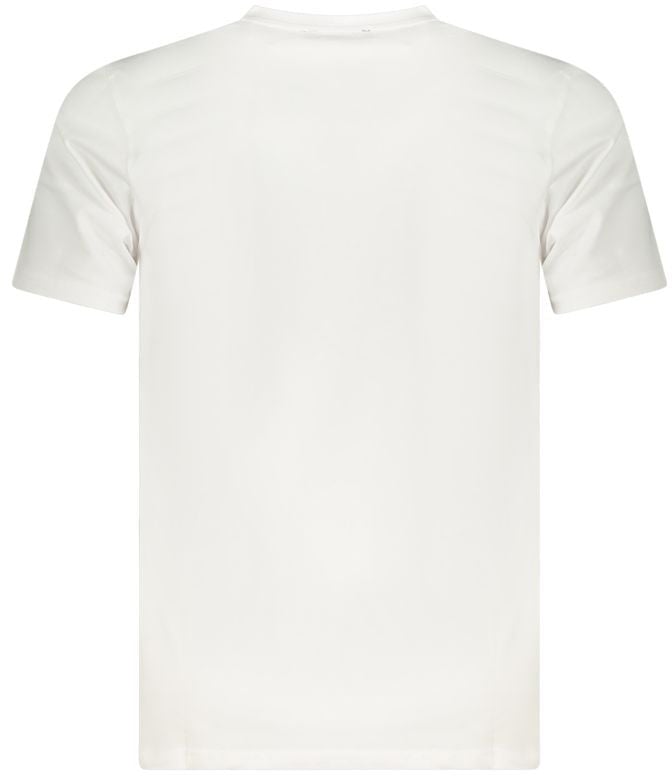Cavalli Class Bianco Cotton Men T-Shirt Wit