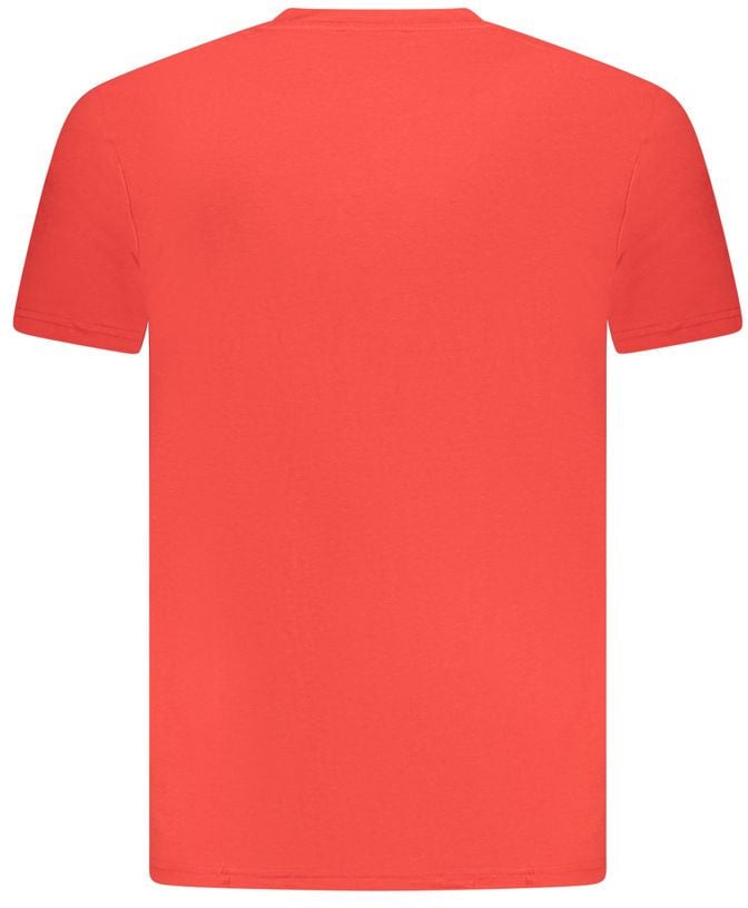 Cavalli Class "Rosso Cotton Men T-Shirt" Rood