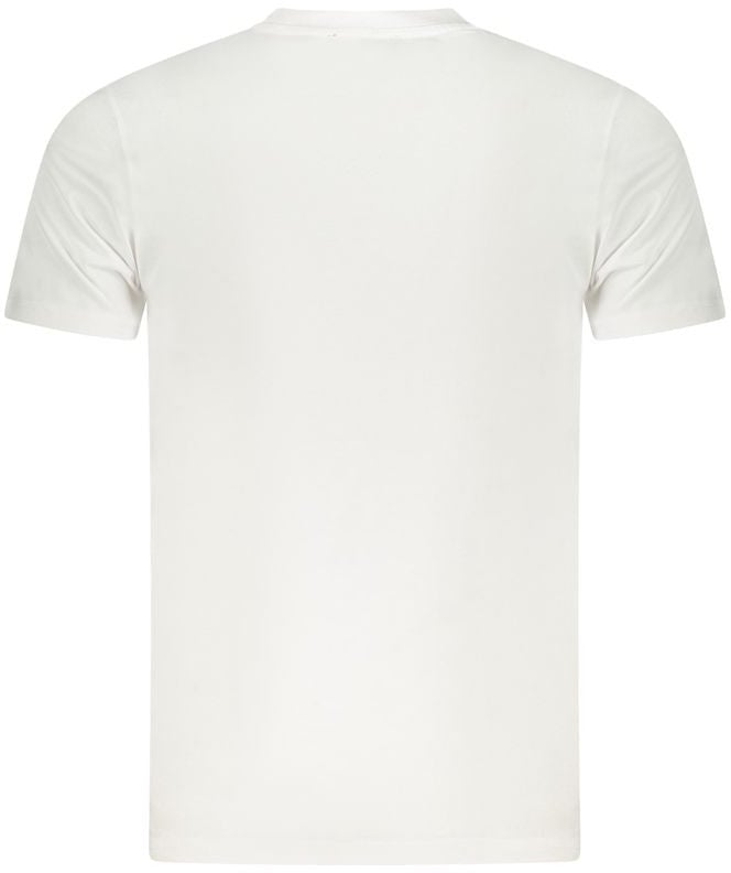 Cavalli Class White Cotton Mens TShirt Wit
