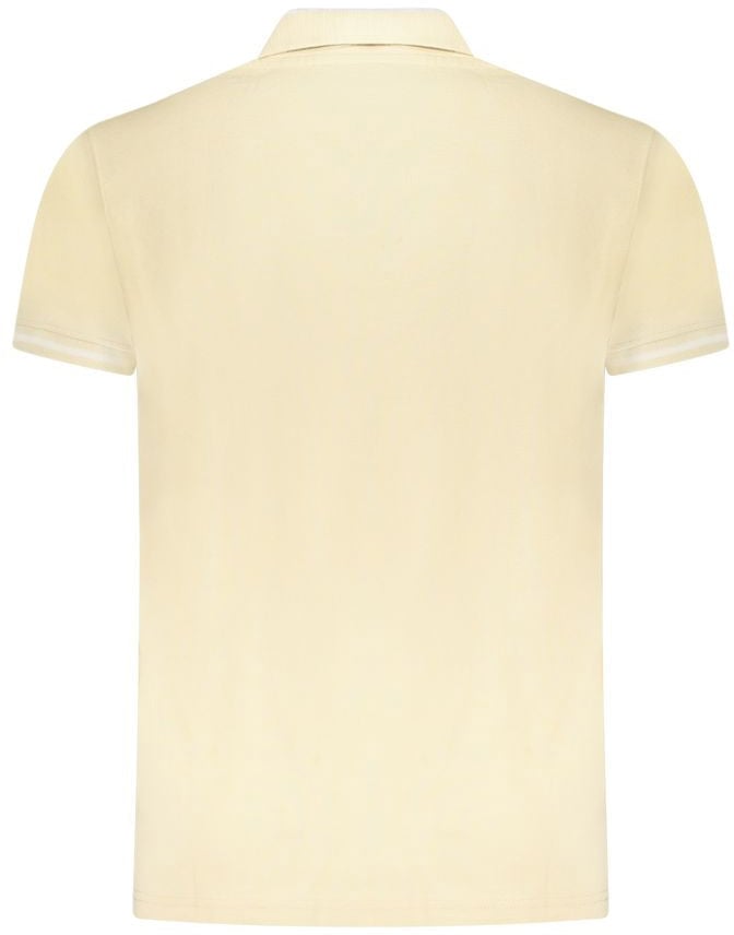 Cavalli Class Beige Cotton Men Polo Shirt Beige