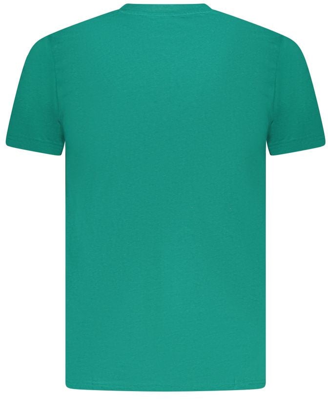 Cavalli Class Verde Cotton Men T-Shirt Groen