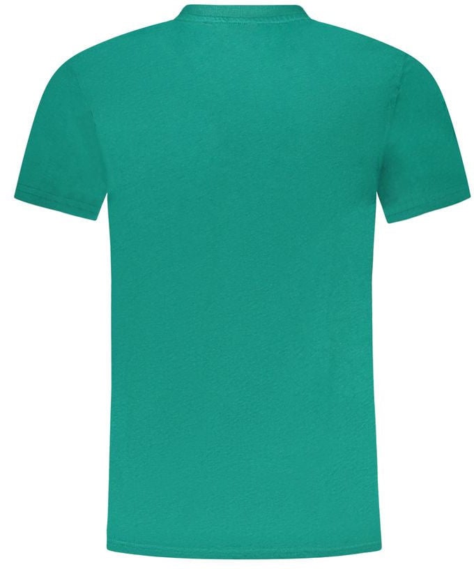 Cavalli Class Verde Cotton Men T-Shirt Wit