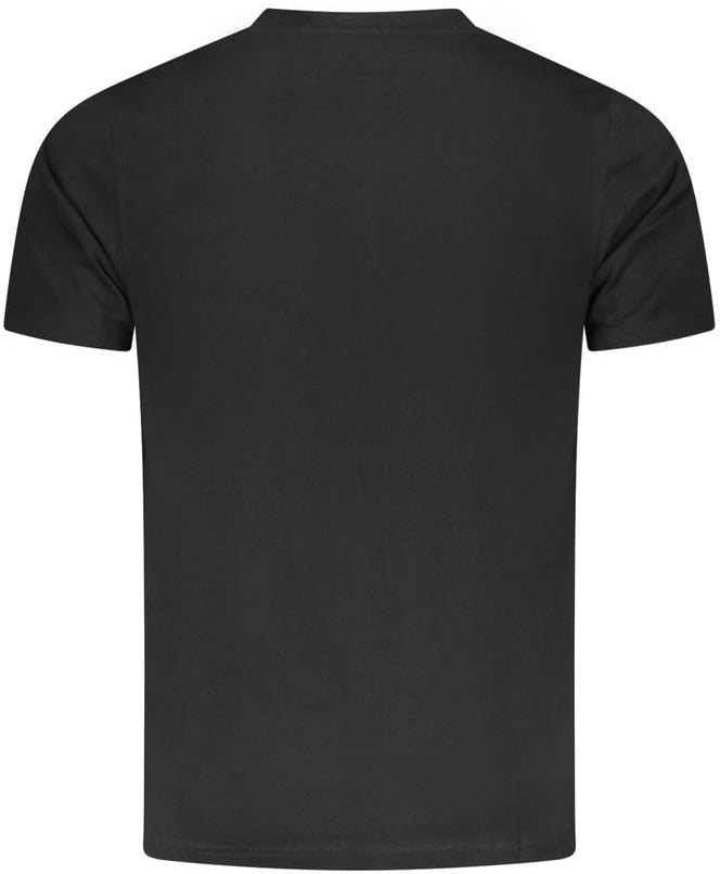 Cavalli Class Black Cotton Men's T-Shirt Zwart