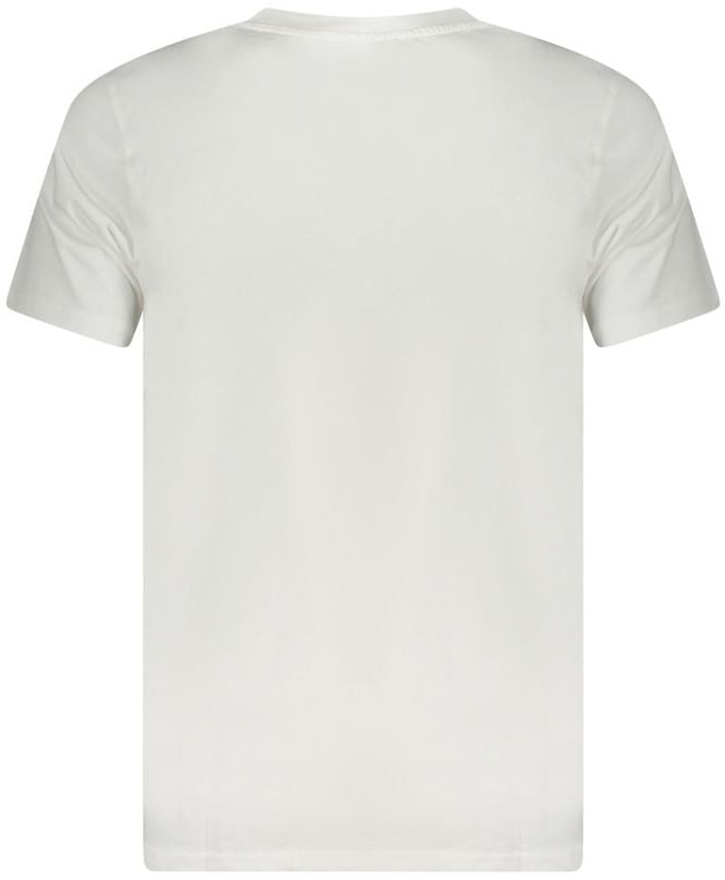 Cavalli Class Bianco Cotton Men T-Shirt Wit