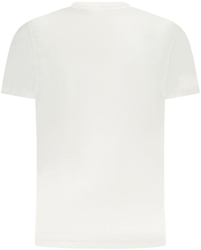 Cavalli Class White Cotton Men T-Shirt Wit