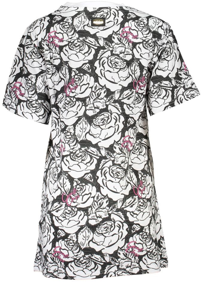 Cavalli Class "Bianco Cotton Women's Dress" Wit