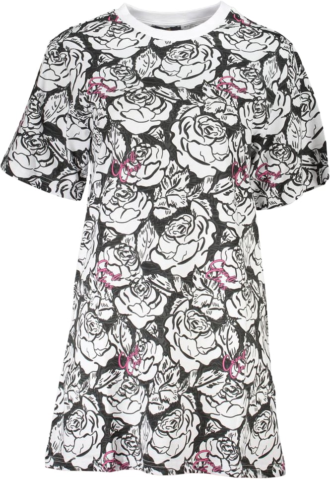 Cavalli Class "Bianco Cotton Women's Dress" Wit
