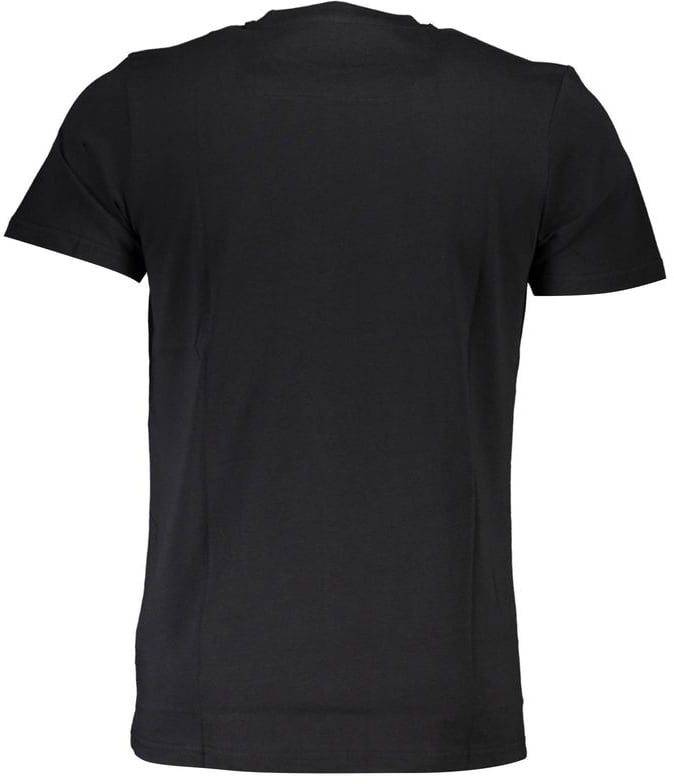 Cavalli Class Black Cotton Men's T-Shirt Zwart