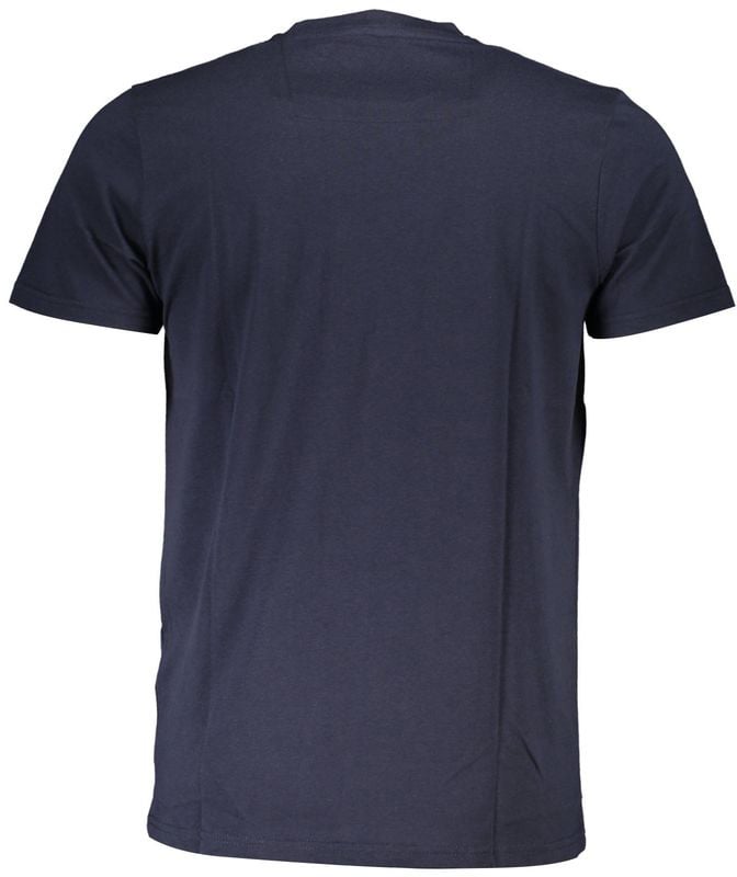 Cavalli Class Blue Cotton Men's T-Shirt Blauw