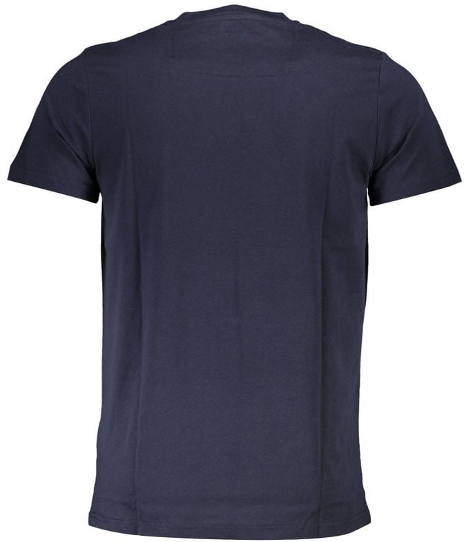 Cavalli Class Blue Cotton Men's T-Shirt Blauw