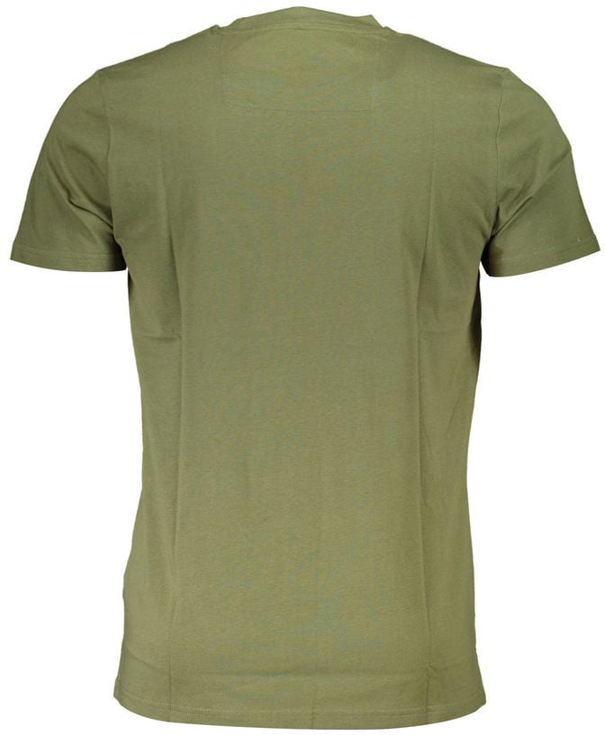 Cavalli Class Verde Cotton Mens T-Shirt Wit
