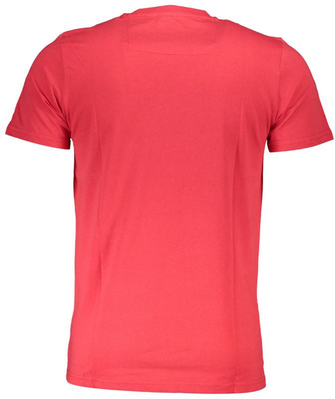 Cavalli Class Rosso Cotton Mens T-Shirt Rood