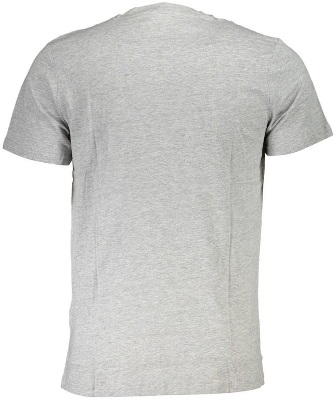 Cavalli Class Grigio Cotton Men's T-Shirt Grijs