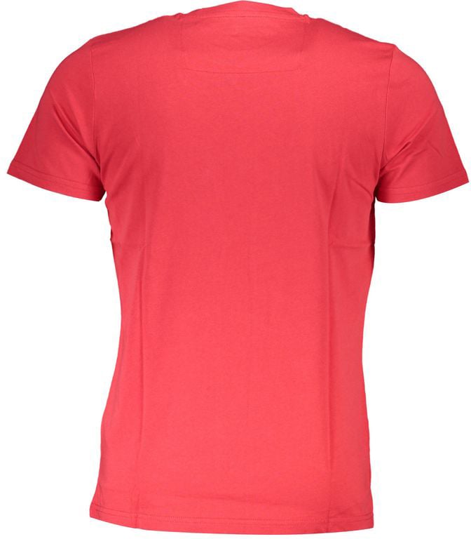 Cavalli Class Rosso Cotton Men's T-Shirt Rood