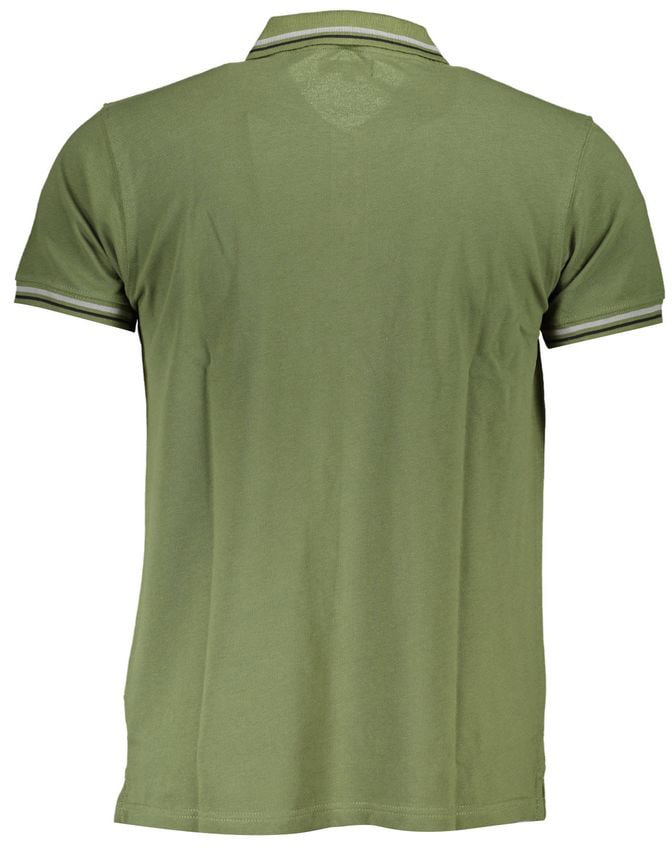 Cavalli Class Verde Cotton Men Polo Groen