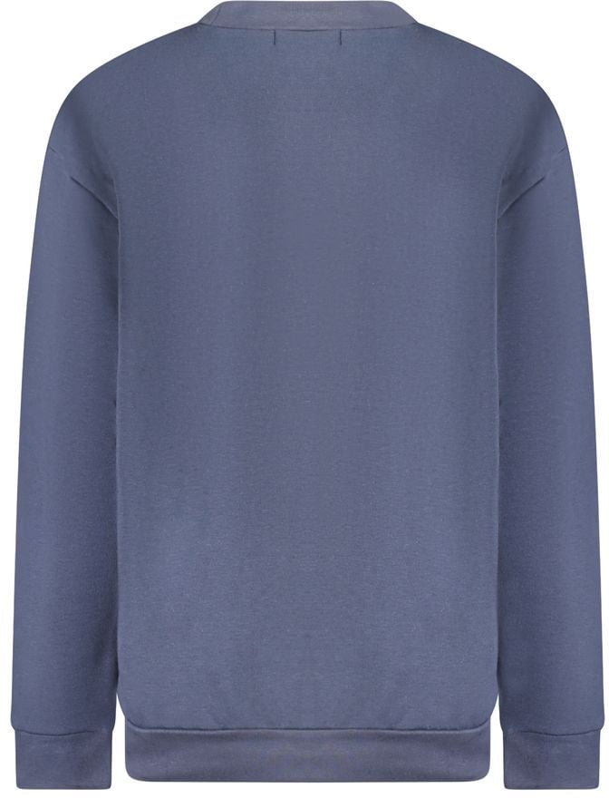 Cavalli Class Blu Polyester Woman Sweatshirt Blauw