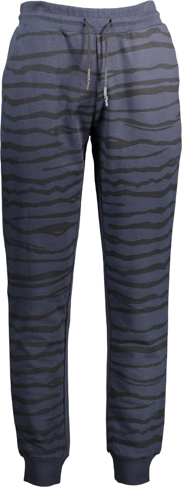Cavalli Class Blu Cotton Men's Trackpant Blauw