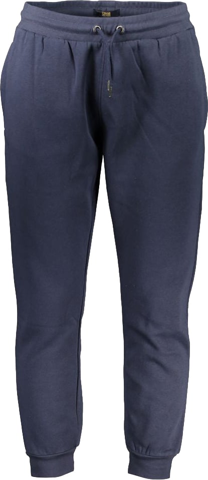 Cavalli Class Blu Polyester Men's Track Pant Blauw