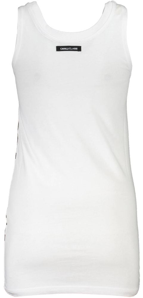 Cavalli Class White Cotton Women Tank Top Wit
