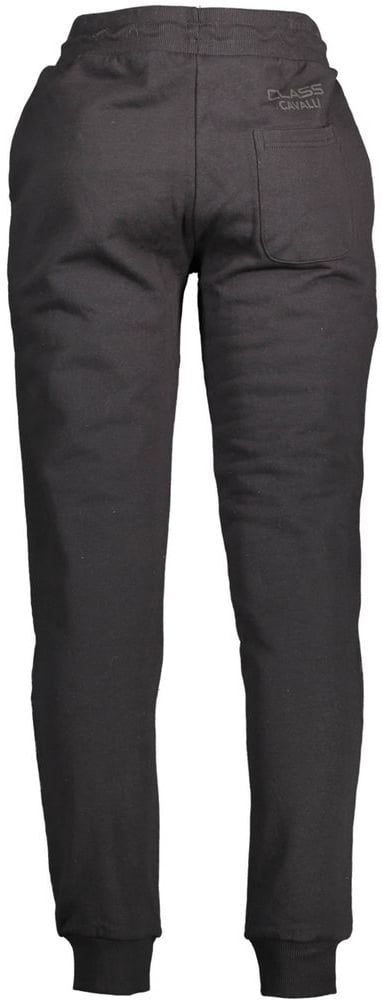 Cavalli Class Black Cotton Men's Sweatpants Zwart