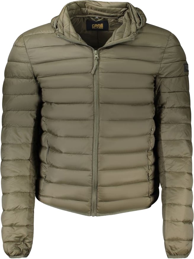 Cavalli Class Verde Polyester Men's Jacket Groen