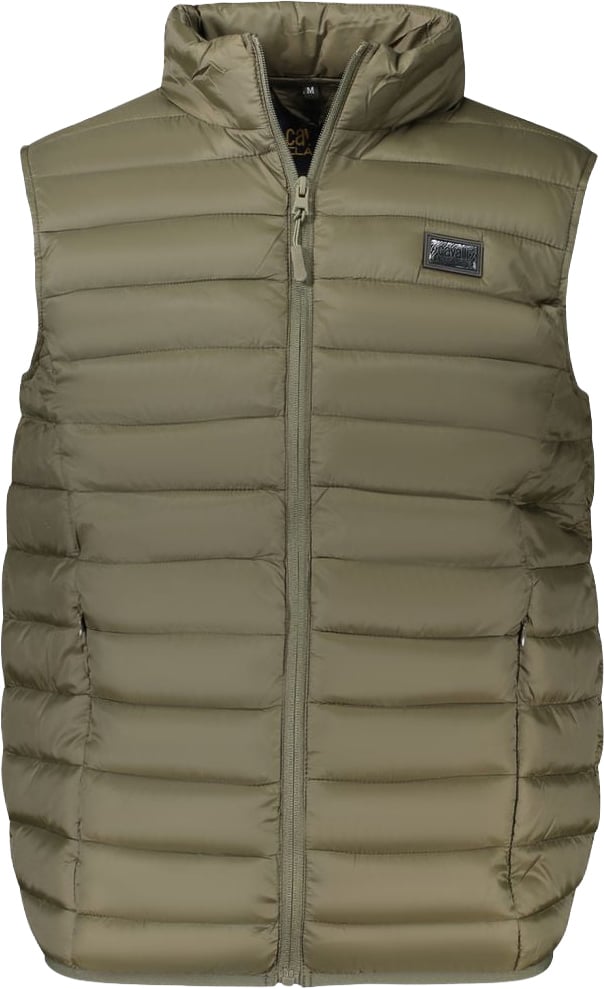 Cavalli Class Verde Polyester Mens Jacket Groen