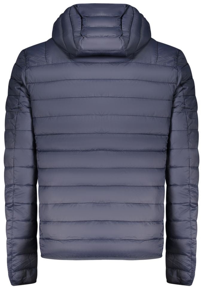 Cavalli Class Blu Polyester Men Jacket Blauw