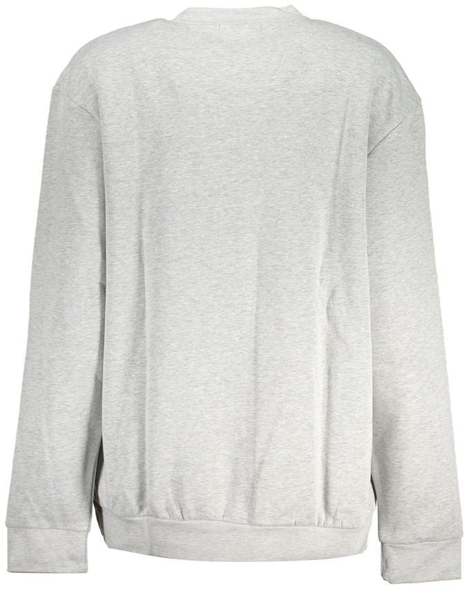 Cavalli Class Grigio Polyester Women Sweatshirt Grijs