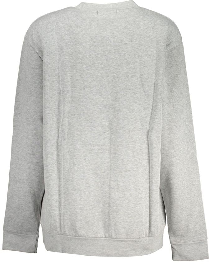 Cavalli Class Grigio Polyester Women Sweatshirt Grijs