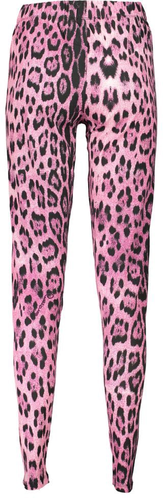 Cavalli Class Rosa Cotton Women's Legging Roze