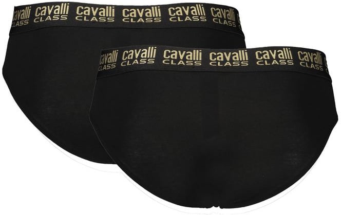 Cavalli Class Black Cotton Men Underwear Zwart