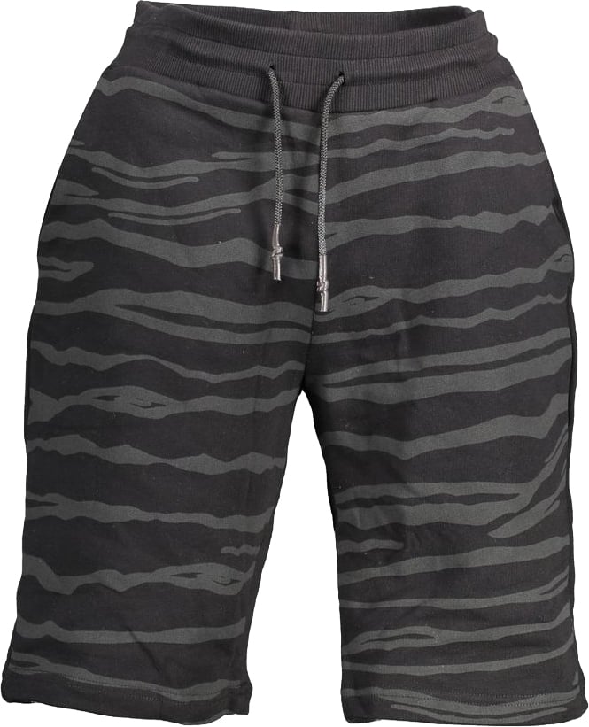 Cavalli Class Black Cotton Men's Sweatpant Zwart