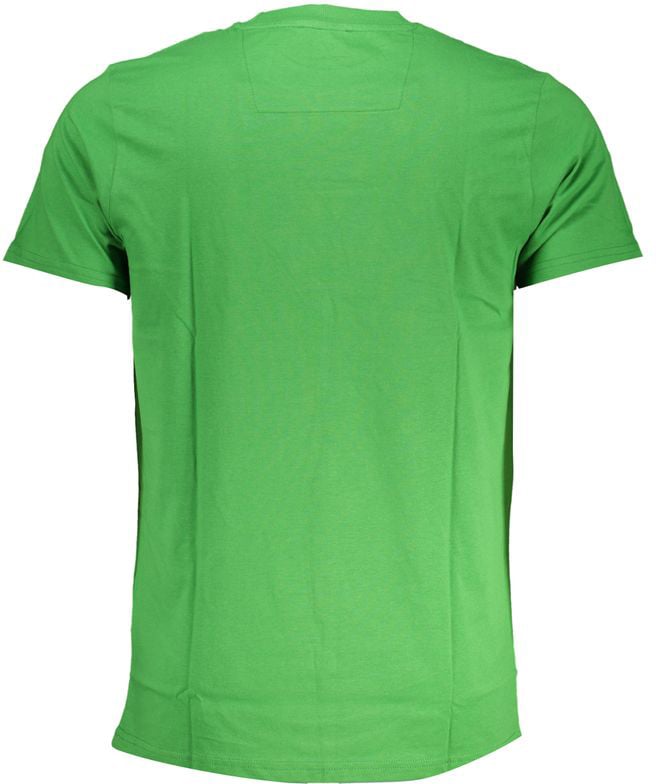 Cavalli Class Verde Cotton Men T-Shirt Groen