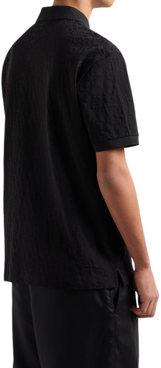 Armani Exchange Heren Polo Zwart