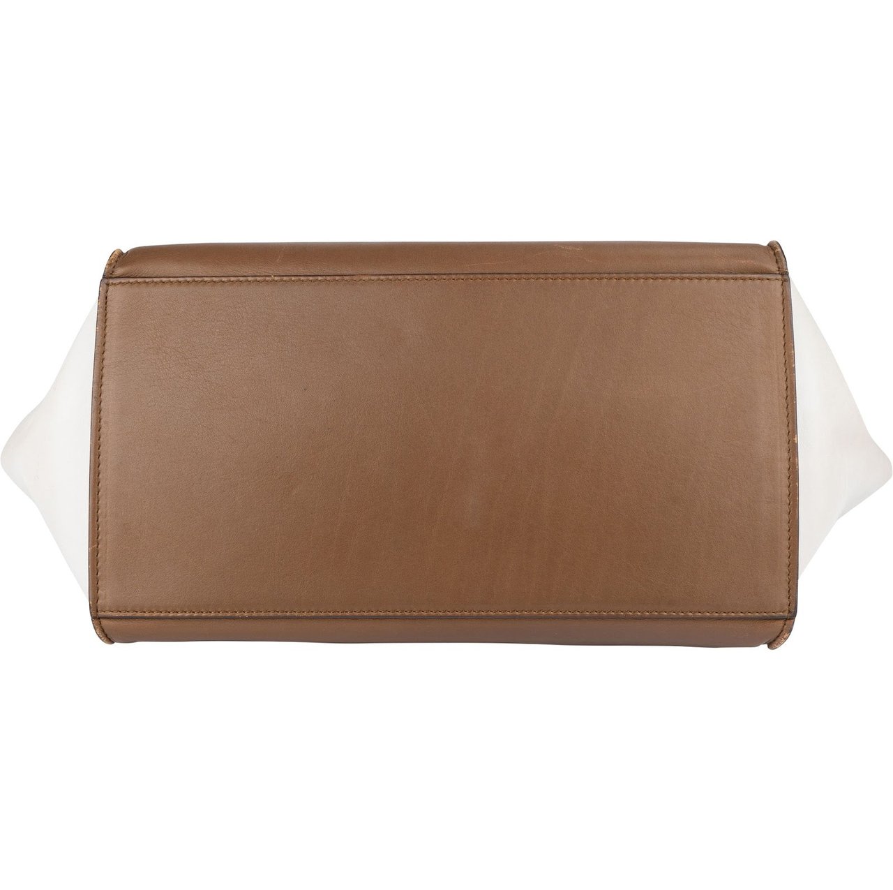 Celine Céline Suede Leather Trapeze Handbag Zwart