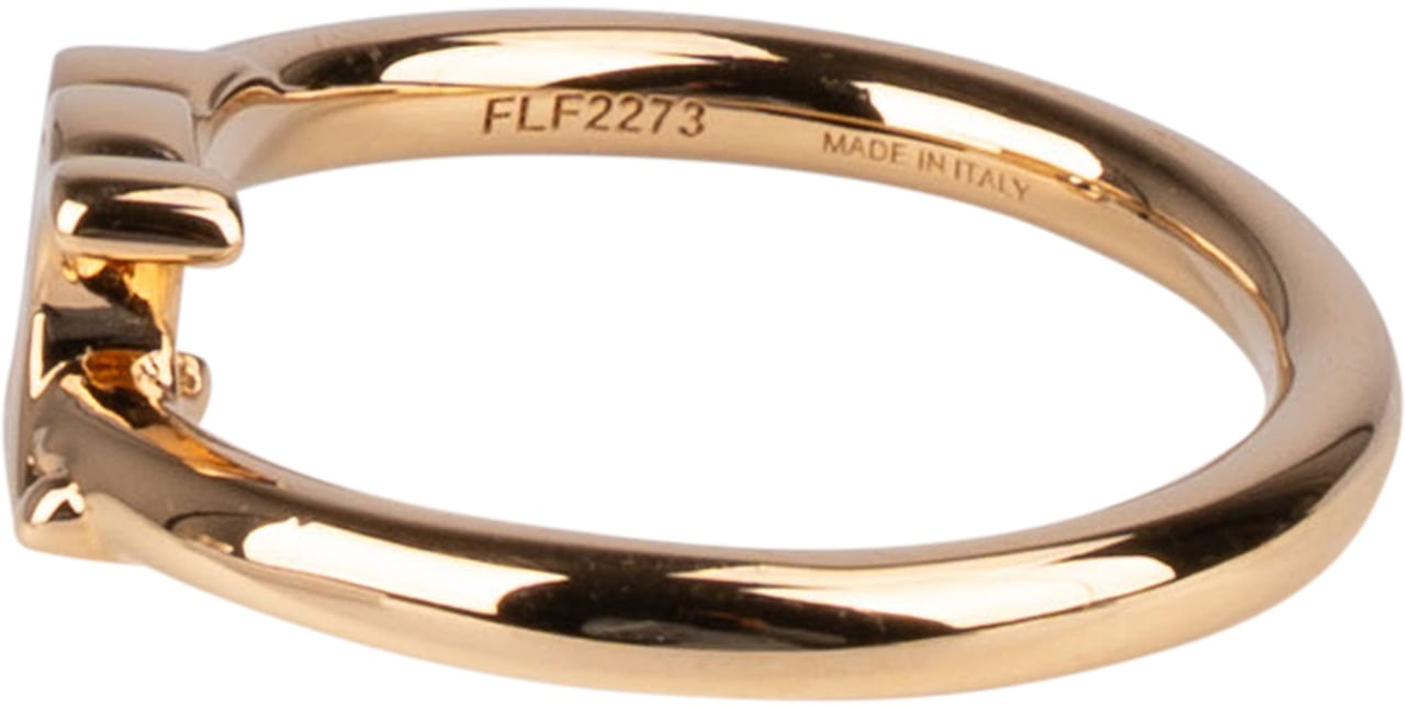 Celine Celine Golden Triomphe Ring (#52) Zwart