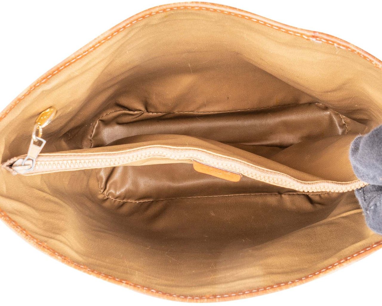 Celine Celine Macadam Monogram Shoulder Bag Bruin