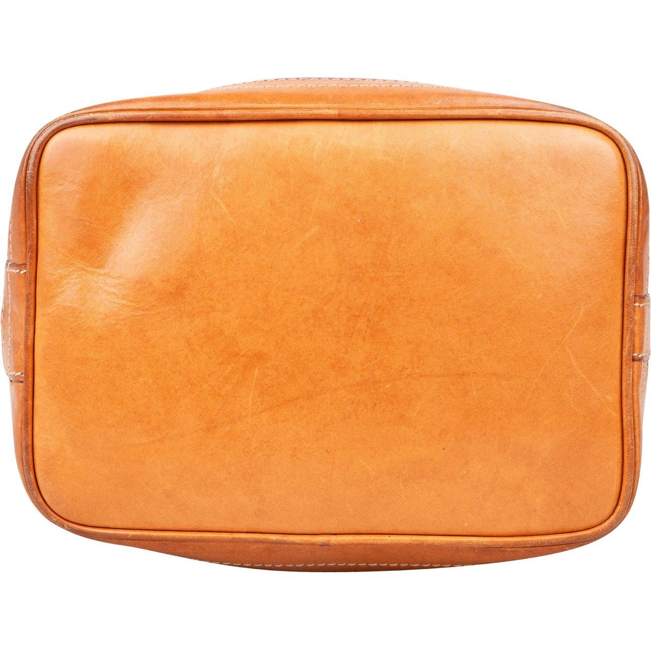 Celine Celine Macadam Canvas Drawstring Bucket Shoulder Bag Bruin