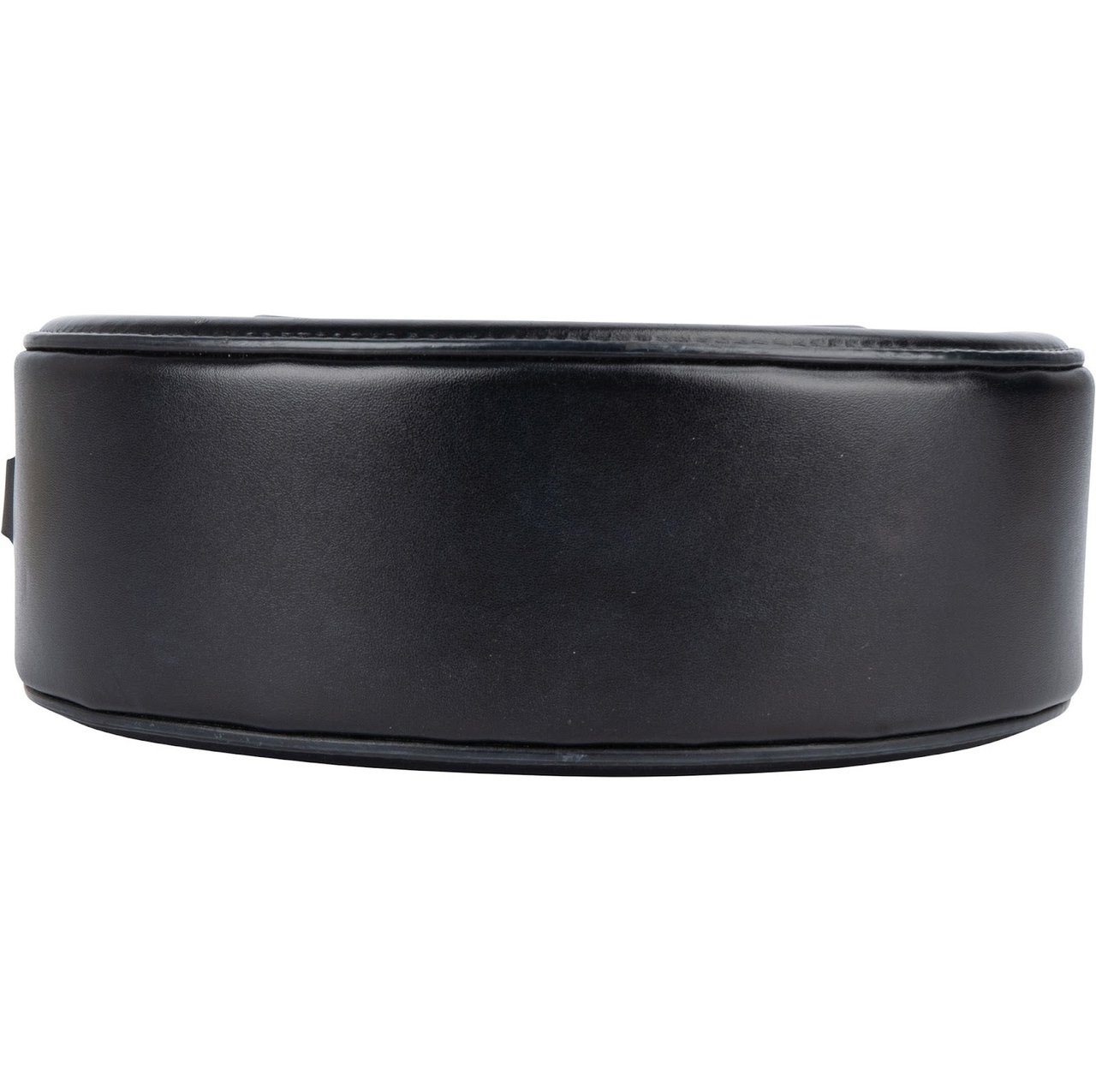 Celine Celine Leather Cuir Triomphe Oval Purse Crossbody Bag Zwart