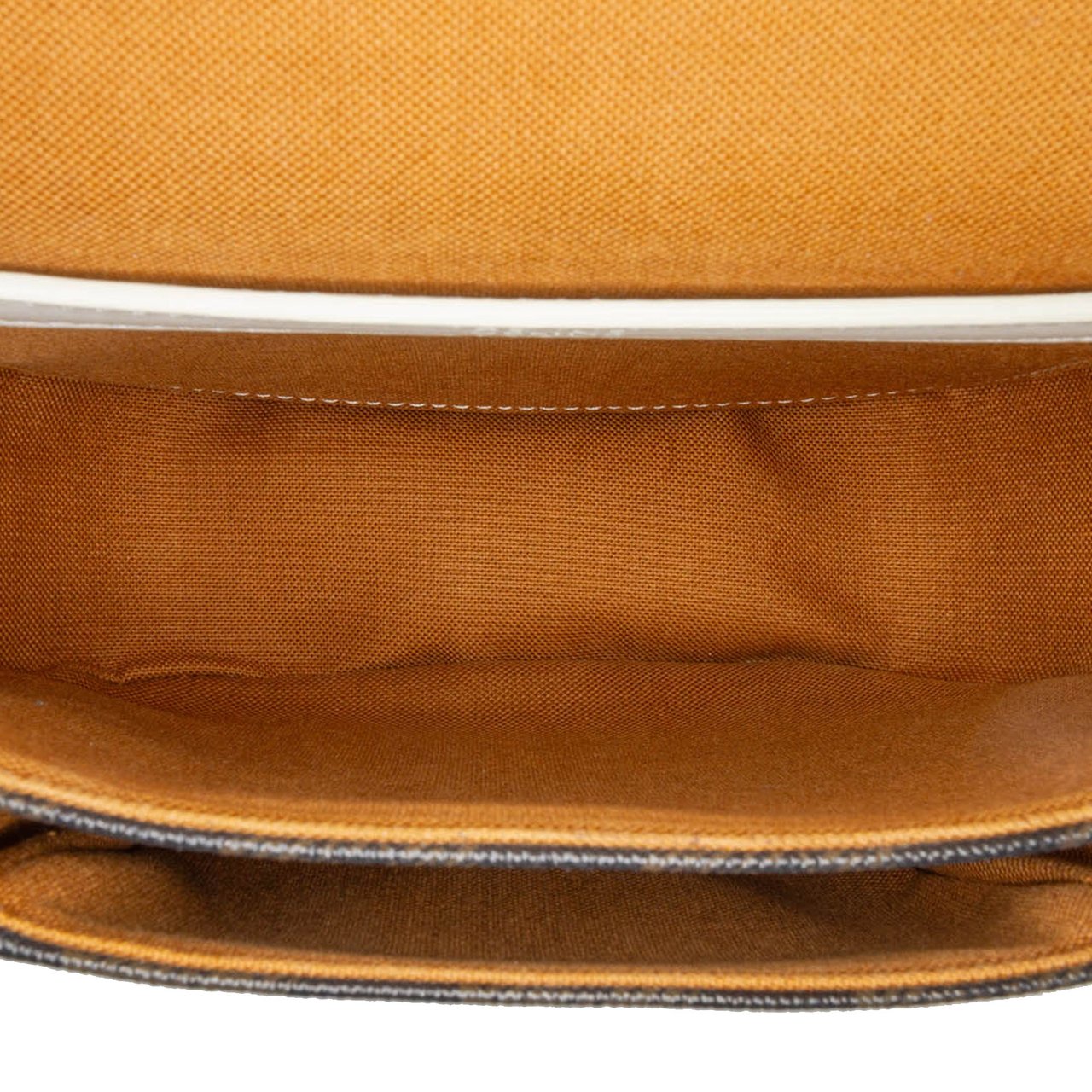 Celine Medium Triomphe Coated Canvas Folco Crossbody Bruin