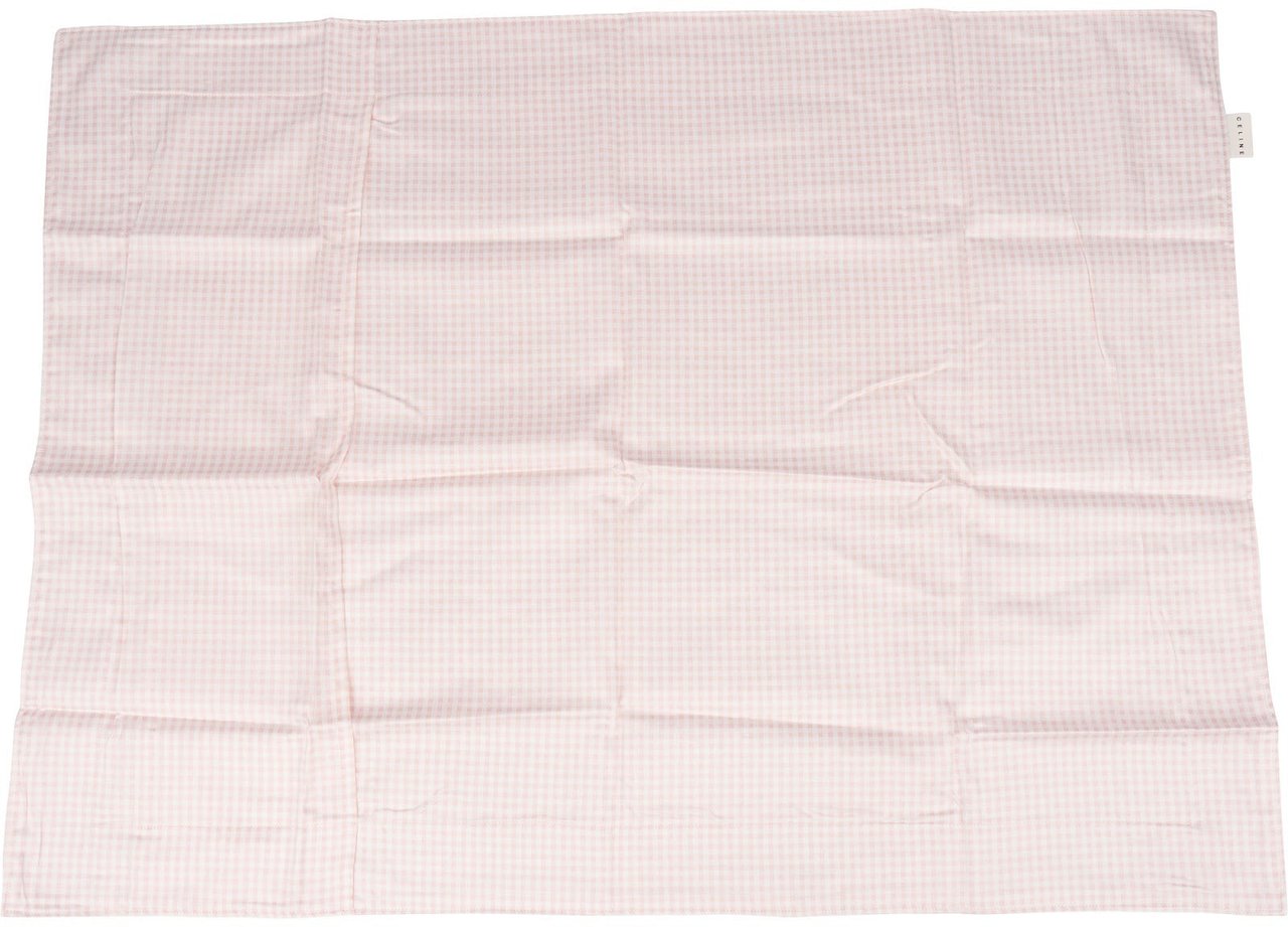 Celine Celine Pink Triomphe Monogram Pillow Case Rood
