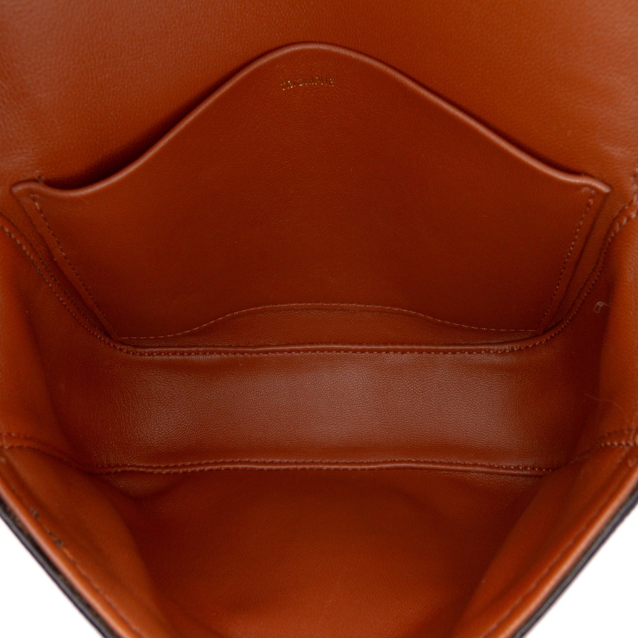 Celine Teen Triomphe Coated Canvas Triomphe Crossbody Bruin