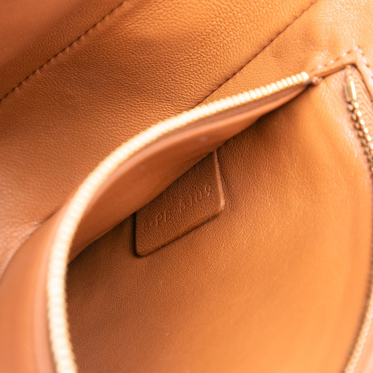 Celine Teen Canvas and Calfskin Triomphe Crossbody Groen