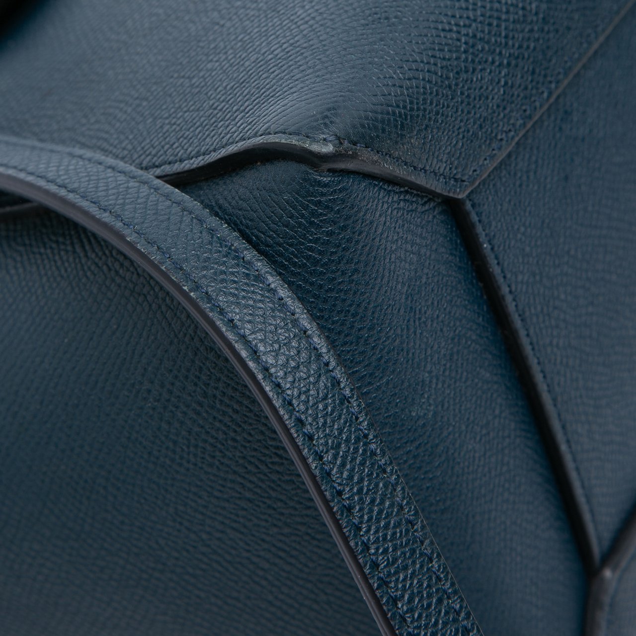 Celine Mini Grained Calfskin Belt Bag Blauw