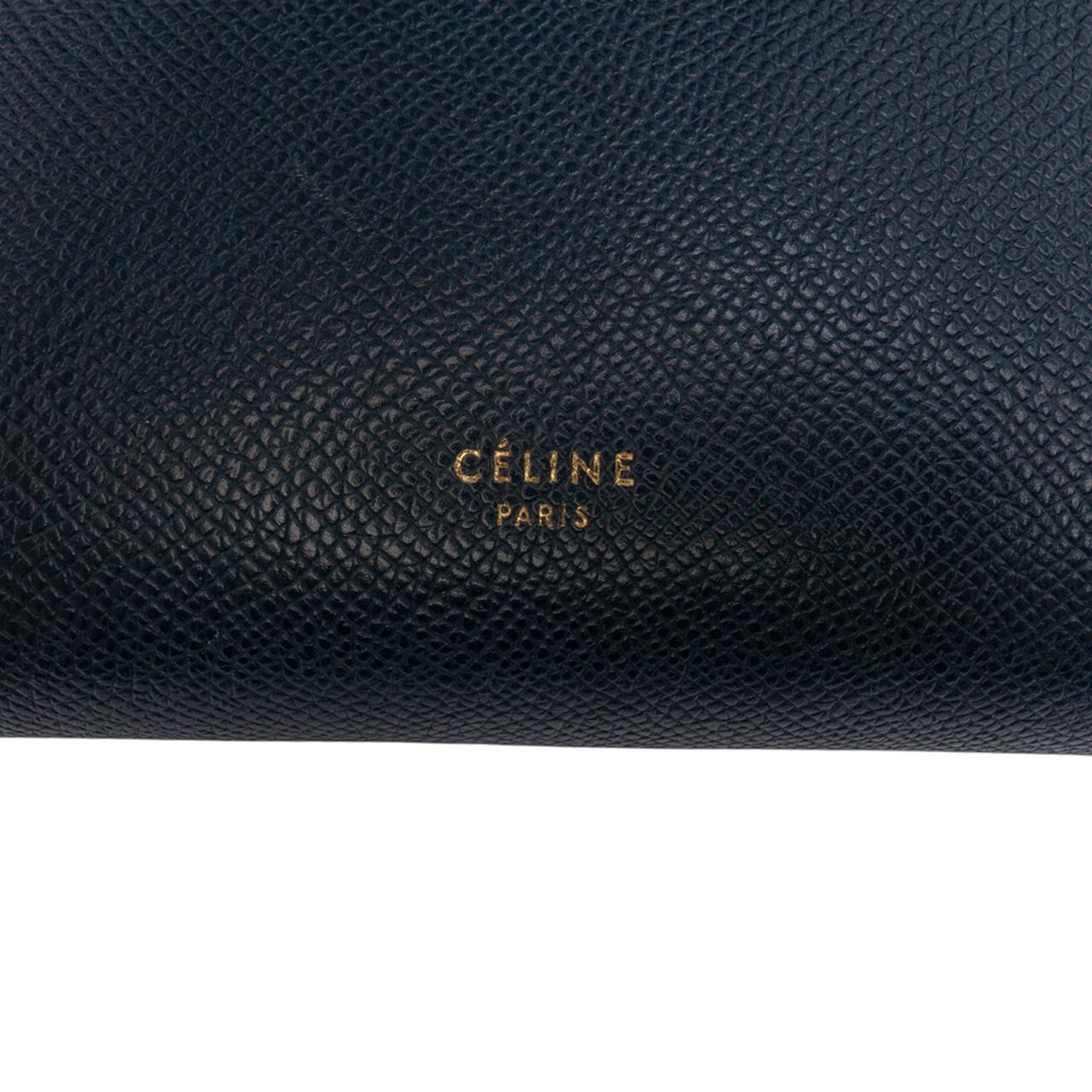 Celine Mini Grained Calfskin Belt Bag Blauw