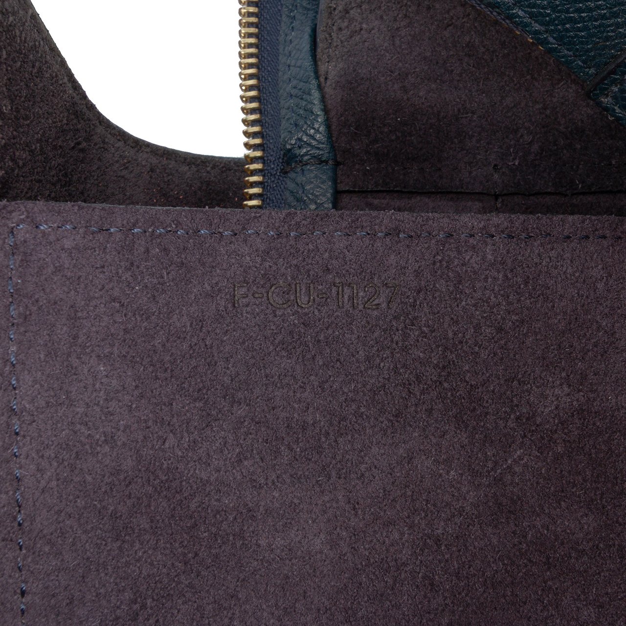 Celine Mini Grained Calfskin Belt Bag Blauw